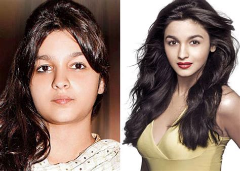 10 Shocking Transformations Of Bollywood Actresses Before And After Pictures Heart Bows And Makeup