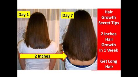 Hair Growth Secret Tips 2 Inches Hair Growth In 1 Week Get Long