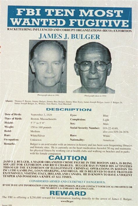 James ‘whitey’ Bulger Sentenced To Life In Prison The Washington Post