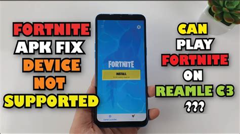 Download the.deb cydia hack file from the link above. Download Fortnite on Realme Devices fix Device not ...
