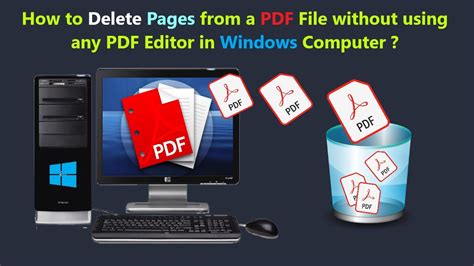 How To Delete Pages From A Pdf File Without Using Any Pdf Editor In