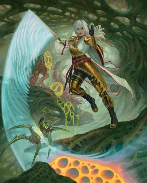 The Eternal Wanderer Mtg Art From Phyrexia All Will Be One Set By Alix