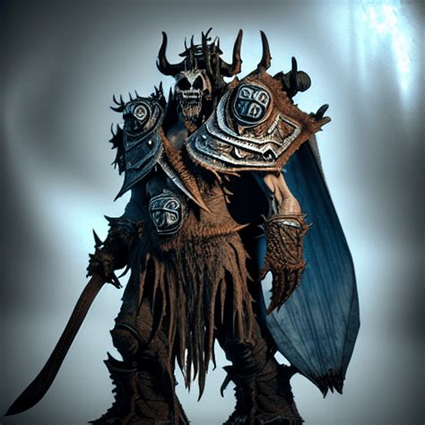 Camile Corots Hyper Realistic Decomposed Bog Orc Lich King Graphic