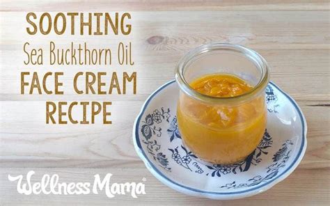 Soothing Sea Buckthorn Face Cream Recipe For Oily Skin Face Cream