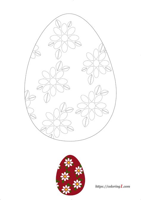 Easter Egg Flower Coloring Pages 2 Free Coloring Sheets 2021 In