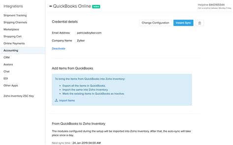 Something went wrong failed to favorite, please try again. QuickBooks Online Integration:: User Guide | Zoho Inventory
