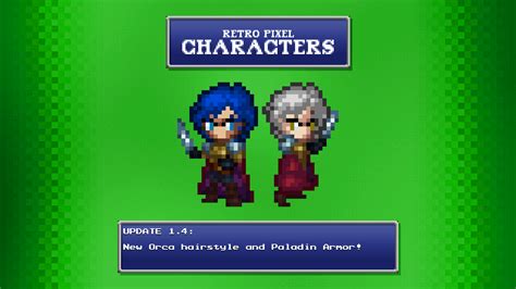 Retro Pixel Characters By Perpetual Diversion