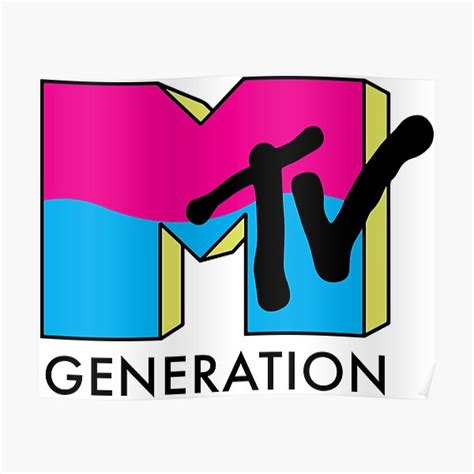 Mtv Generation Poster For Sale By Phildistress Redbubble