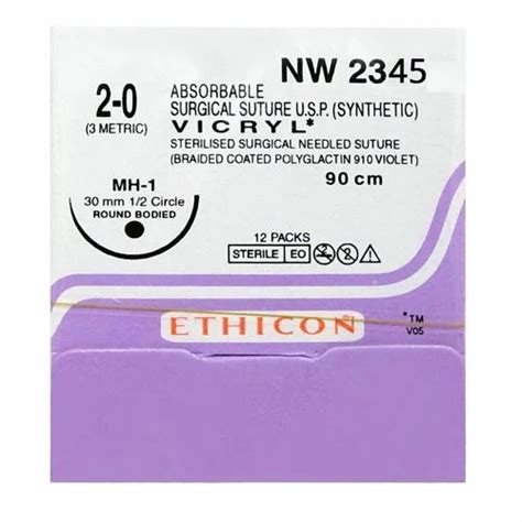 Jhonson And Jhonson Disposable Synthetic Absorbable Sutures At Rs 5904