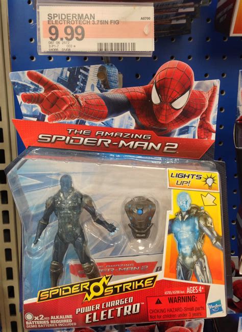 Comic Book Heroes Power Charged Electro Amazing Spider Man Action