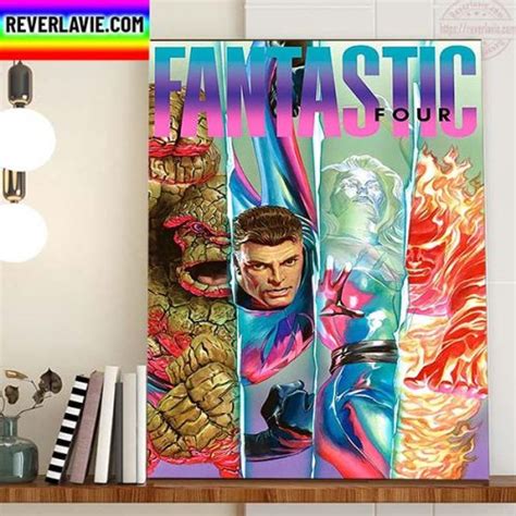 Marvel Studios Fantastic Four Fan Art Home Decor Poster Canvas Rever