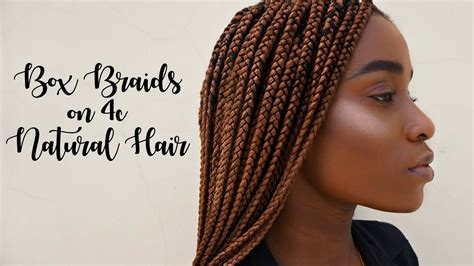 When your hair is braided, you dodge the risk of mechanical breakage from manipulation. BOX BRAIDS DONE AT THE SALON| 4C NATURAL HAIR - YouTube