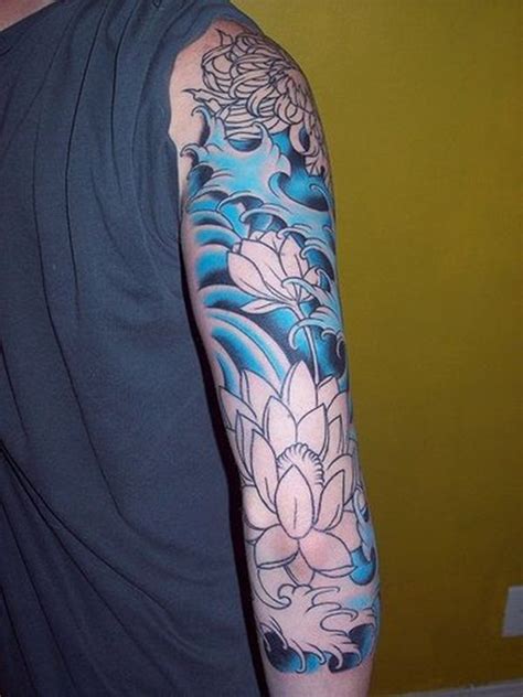 Japanese tattoos of koi can symbolize children. 40 Amazing Water Tattoo Designs | Japanese flower tattoo ...