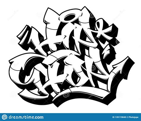 Urban Hip Hop Culture Graffiti Cartoon Vector