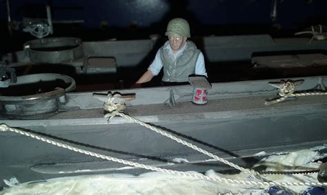 Pt Boat Crew Figures Plastic Model Military Figure Kit 135 Scale