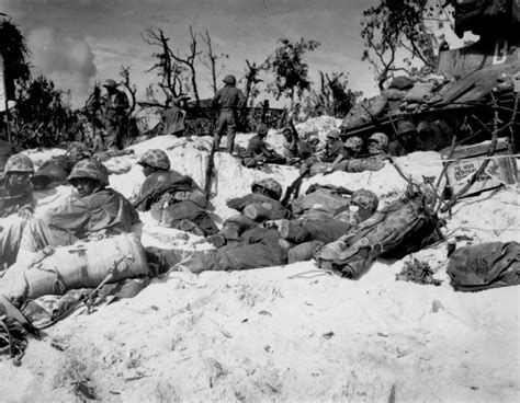 D Day On Peleliu Montford Point Marines Participating In The Landing Of