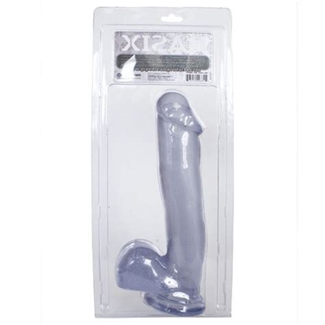 Basix 12 Dong Wsuction Cup Clear Sex Toys At Adult Empire