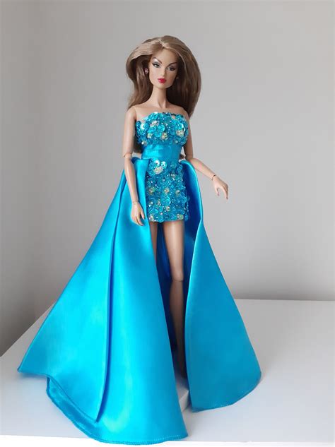 fashion royalty integrity barbie doll fashion gown evening etsy