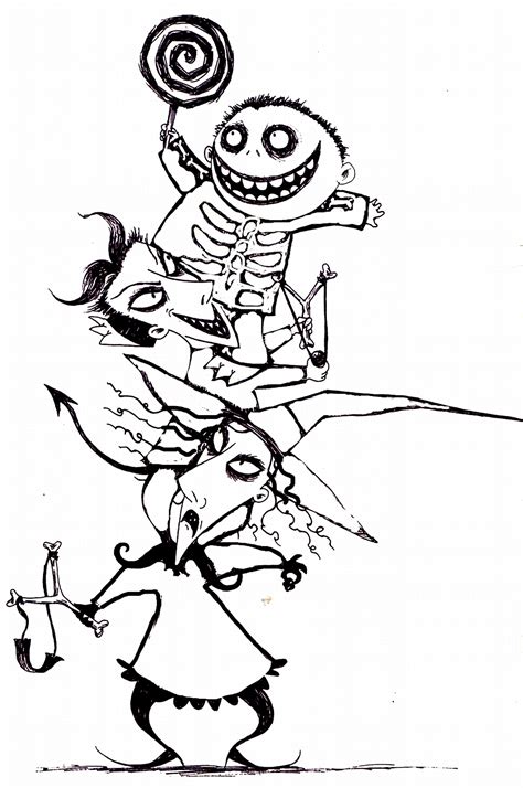 10 Nightmare Before Christmas Coloring Pages Free For You Cosjsma