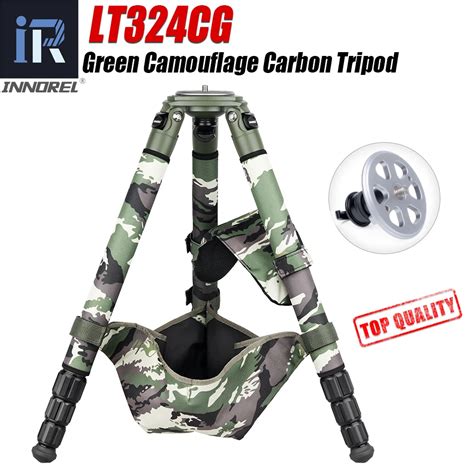 Lt324cg Camouflage Carbon Fiber Tripod For Canon Nikon Dslr Camera