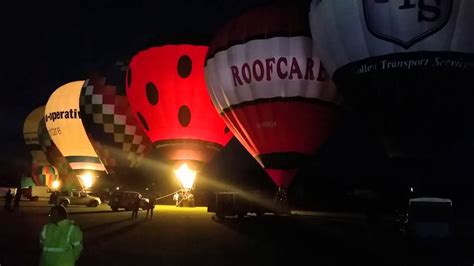 Northampton Balloon Festival 2015 Night Glow Youtube