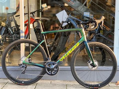 Ex Demo Specialized Tarmac Sl6 Expert Disc 61 Chameleon Greenblue