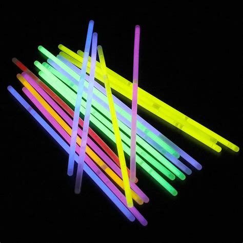 Neon Light Glow Sticks Party Pack Glow Sticks With Connector Etsy