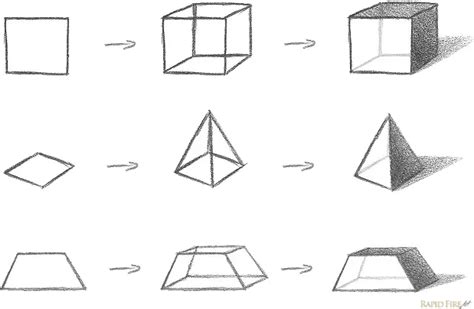 How To Draw 3d Shapes Easy Jamie Paul Smith