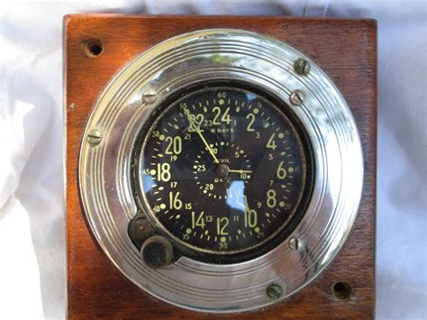 Waltham Navy Aircraft Clock Rare And Early Original