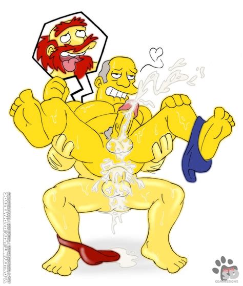 Rule 34 Gay Groundskeeper Willie Human Male Male Only Multiple Males