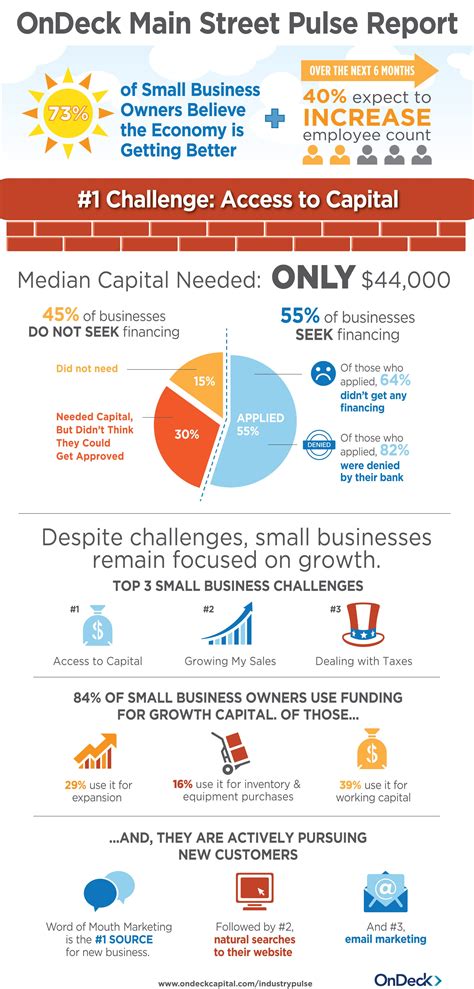 Small Business Challenges Infographic Visually