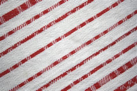 Red On White Diagonal Stripes Fabric Texture Picture Free Photograph