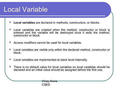 Variables in java is used to store the value of element. Example program for static variable in java