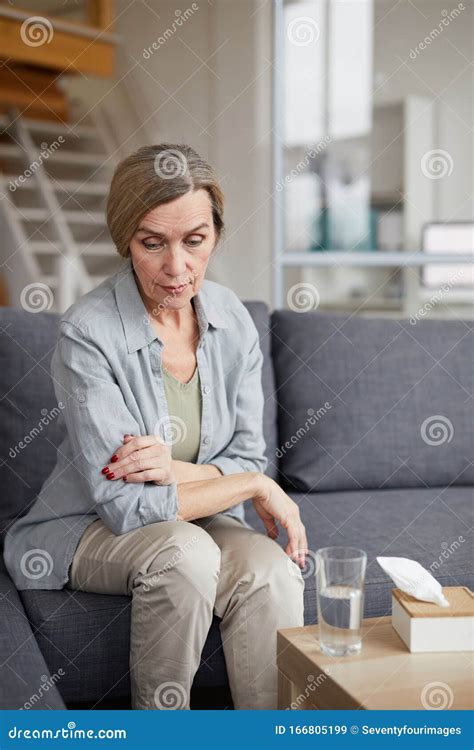 Lonely Mature Woman Stock Image Image Of Lonely Psychology 166805199