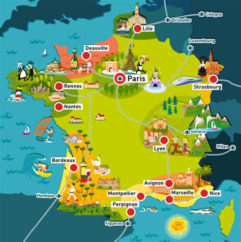 Carte De France Voyage My Blog