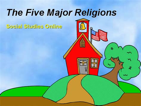 The Five Major Religions Ppt For 7th 8th Grade Lesson Planet