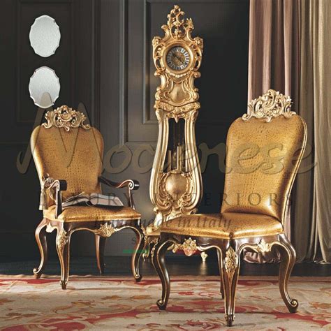 Classic Luxury Grandfather Clock Elegant Exclusive Design Italian