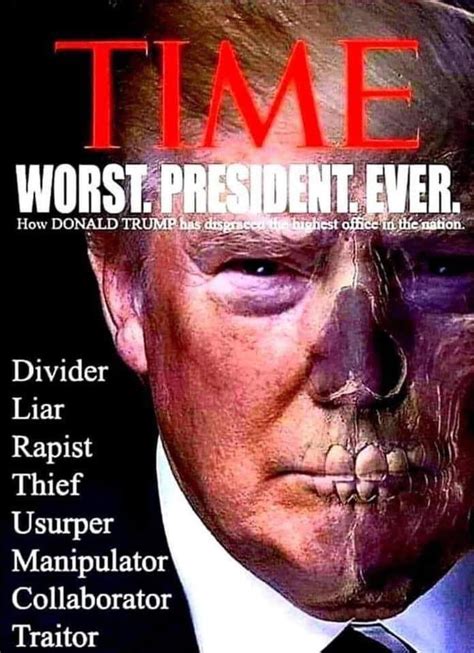 Fact Check Time Magazine Cover Does Not Call Trump Worst President