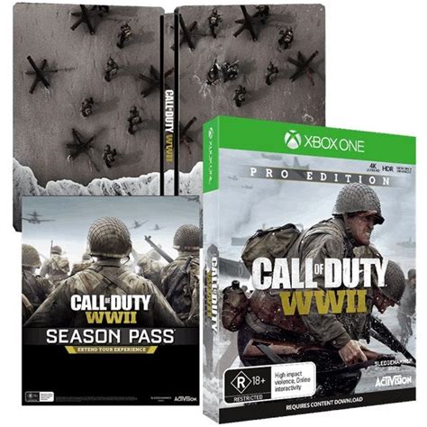 Eb Games Au Has Call Of Duty Wwii With Xbox One X Enhancement Logos