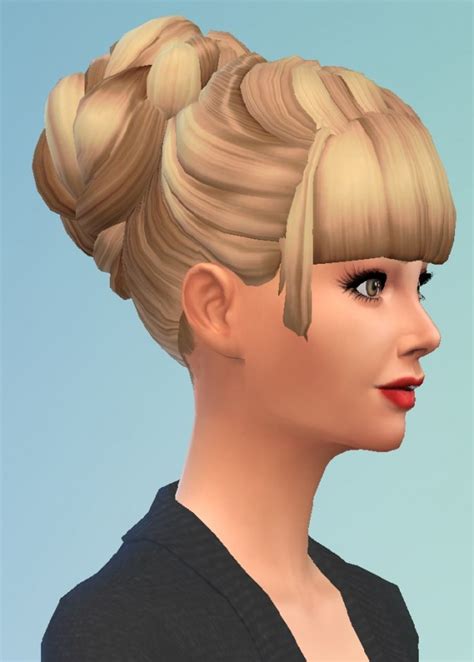 Birkschessimsblog Party Bun Hairstyle • Sims 4 Downloads