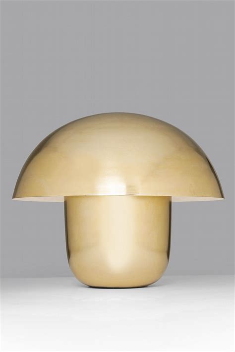 Mushroom Brass Table Lamp Vale Furnishers