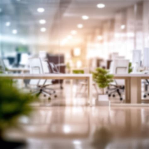 Premium Photo Abstract Blurred Office Interior Room