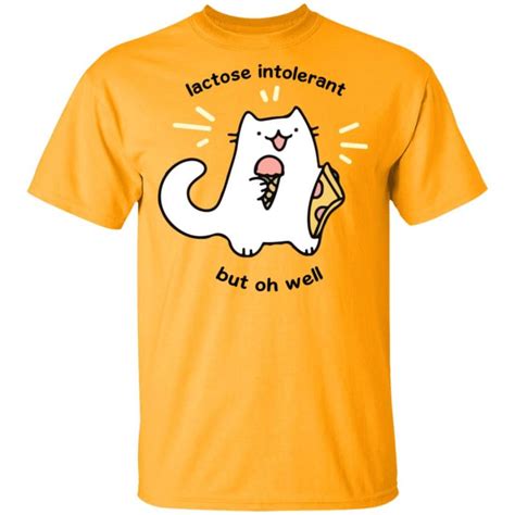 Lactose Intolerant Cat Shirt Long Sleeve Hoodie