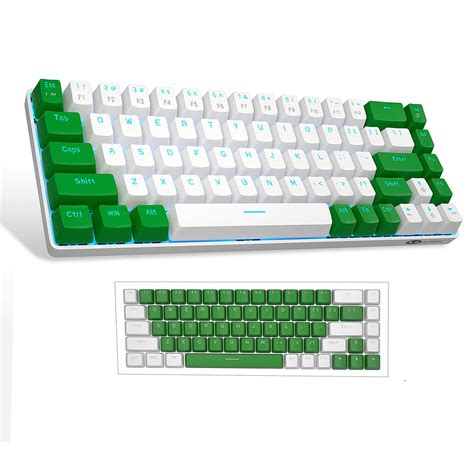 Buy Magegee White 60 Gaming Mechanical Keyboard Minimalist Mk Box Led