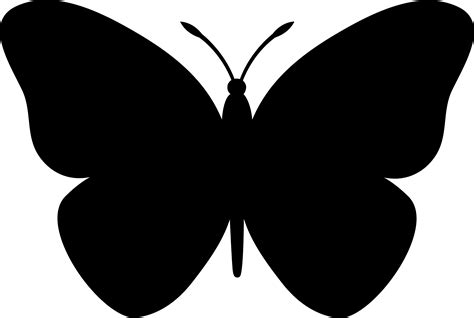 Beauty In Simplicity Butterfly Silhouette Clipart For Your Design Projects