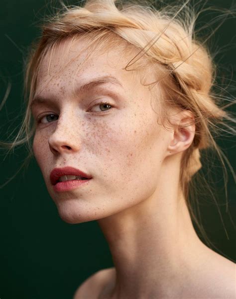Love The Freckles Rosey Lips And Undone Braids Dreamy Prairie Girl By Jens Stuart Freckles