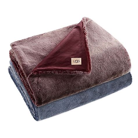 Ugg® Dawson Faux Fur Throw Blanket Bed Bath And Beyond Canada