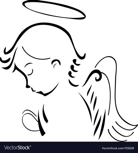 Angel Royalty Free Vector Image Vectorstock