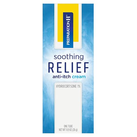 Preparation H Soothing Relief Anti Itch Cream Walgreens