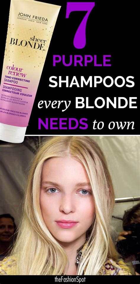 7 Purple Shampoos Every Blonde Needs To Own Purple Shampoo For